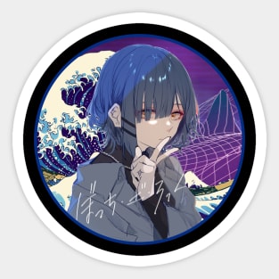 Music Manga Character Sticker